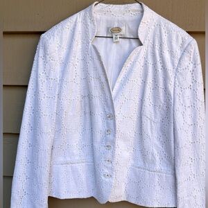 Talbot’s women’s eyelet blouse